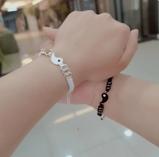 Pulsera de pareja Chi Yin Yang - Imagen 2